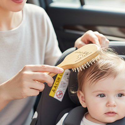 Brosse cheveux pour bebe 