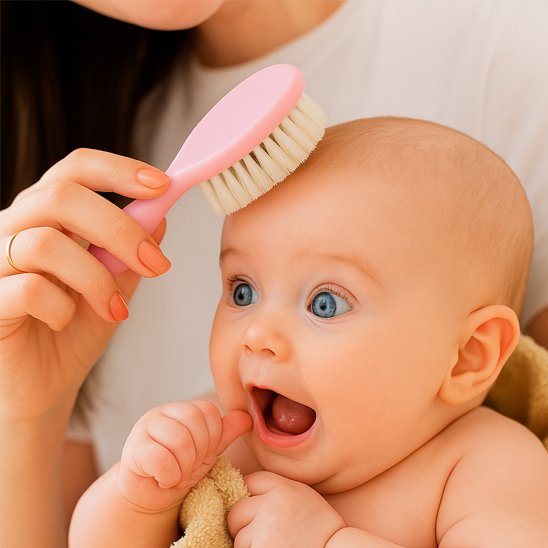 Brosse cheveux pour bebe
